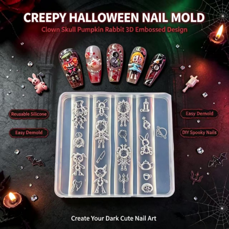 Nail Art Gothic - Набор для дизайна ногтей в стиле