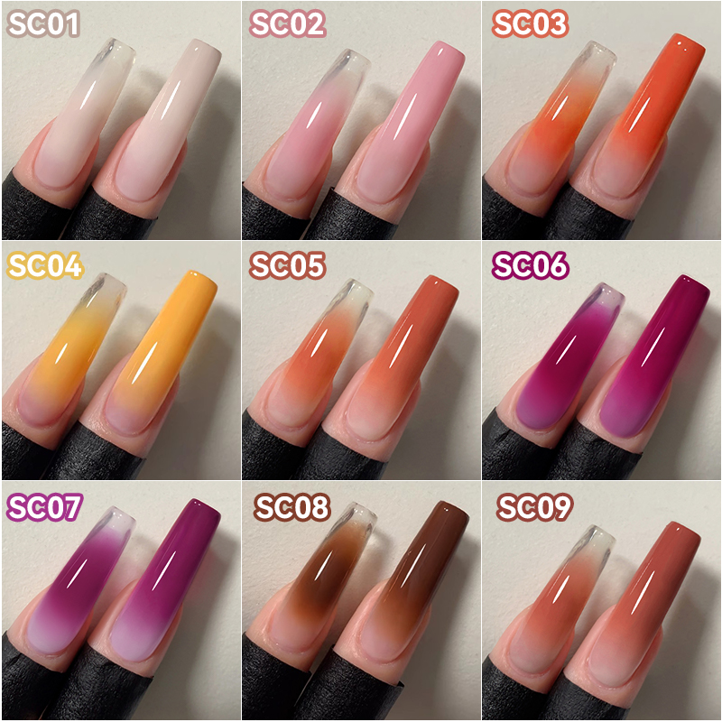 UR SUGAR 9 цветов, градиентная – обзор и цена Nail Art Gothic