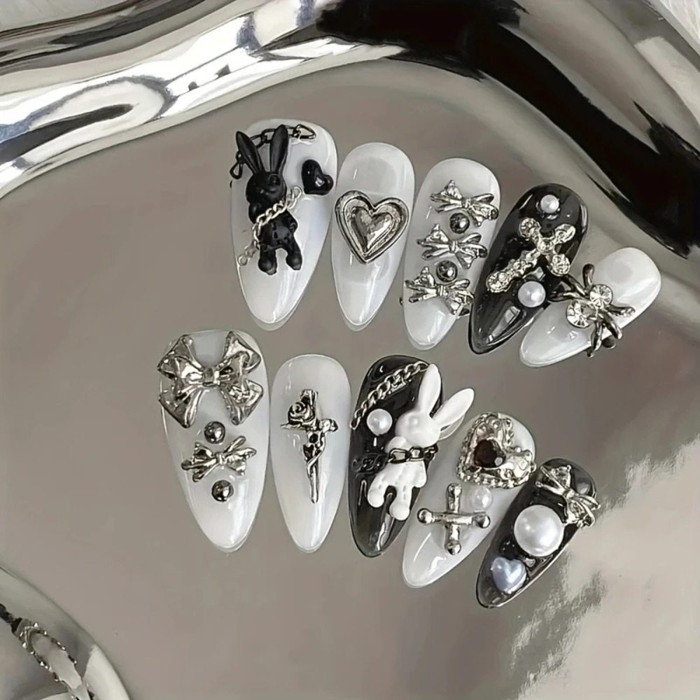 10 шт. персонализированных чер – обзор и цена Nail Art Gothic