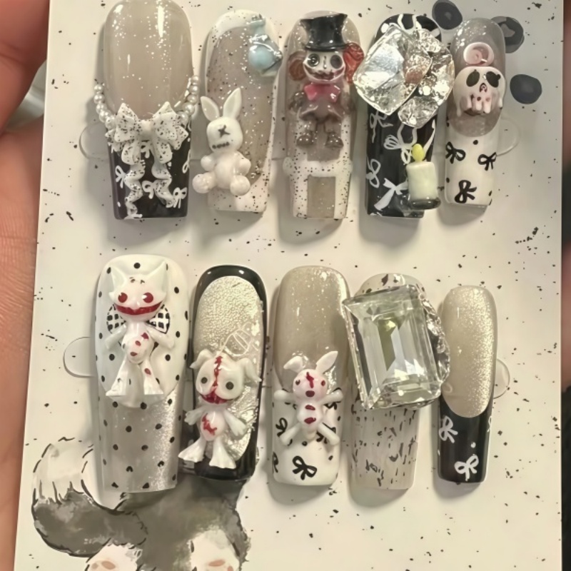 Набор для дизайна ногтей в сти – обзор и цена Nail Art Gothic